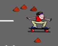 Skating Down shit street online humor játék
